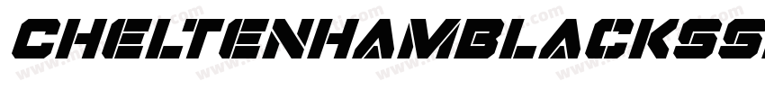 CheltenhamBlackSSK Italic字体转换